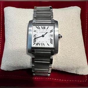 *No Longer Available* Cartier Tank francaise watch in very good condition. 25mm